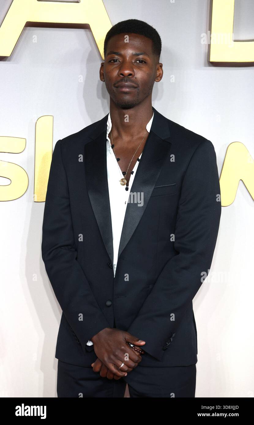 London, UK, 2nd December 2025,  Jyuddah Jaymes attends the world premiere of Amadeus at the Odeon Luxe Leicester Square, London, UK. Credit Fred Duval / Alamy Live News Stock Photo