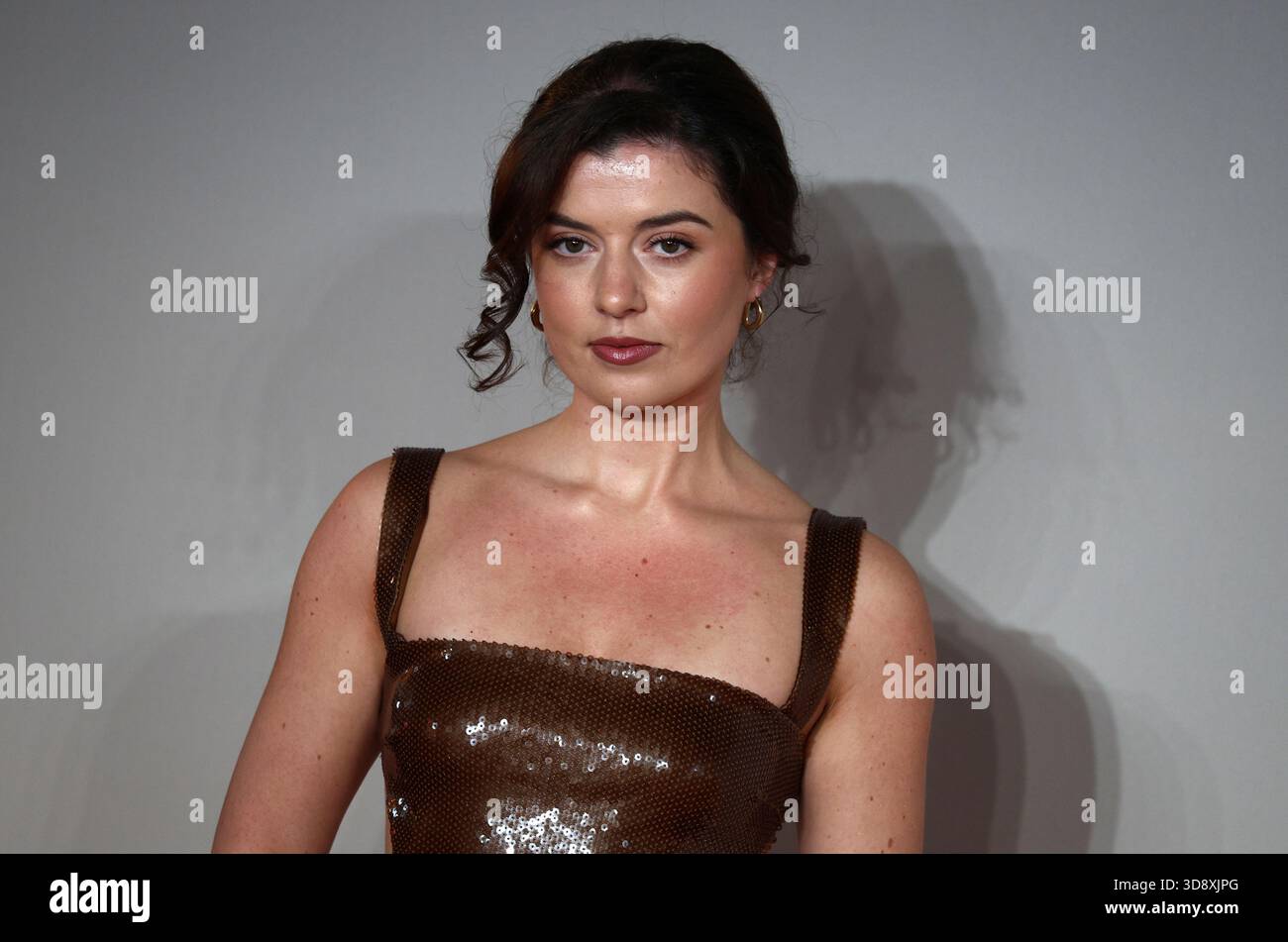 London, UK, 2nd December 2025, Nancy Farino attends the world premiere of Amadeus at the Odeon Luxe Leicester Square, London, UK. Credit Fred Duval / Alamy Live News Stock Photo