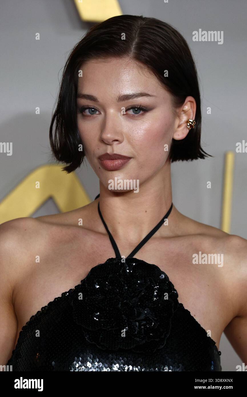 London, UK, 2nd December 2025,  Jessica Alexander attends the world premiere of Amadeus at the Odeon Luxe Leicester Square, London, UK. Credit Fred Duval / Alamy Live News Stock Photo