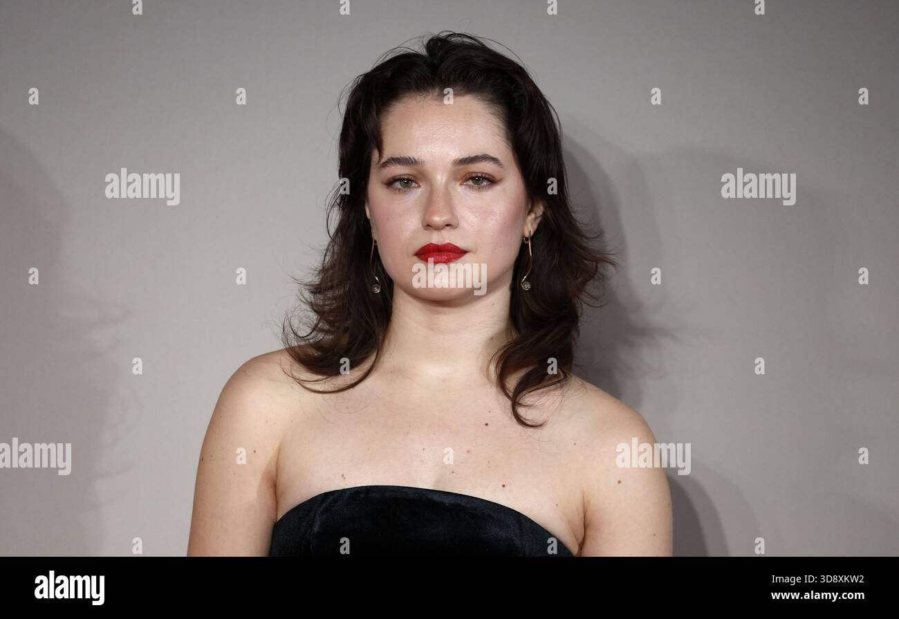 London, UK, 2nd December 2025, Anastasia Martin attends the world premiere of Amadeus at the Odeon Luxe Leicester Square, London, UK. Credit Fred Duval / Alamy Live News Stock Photo