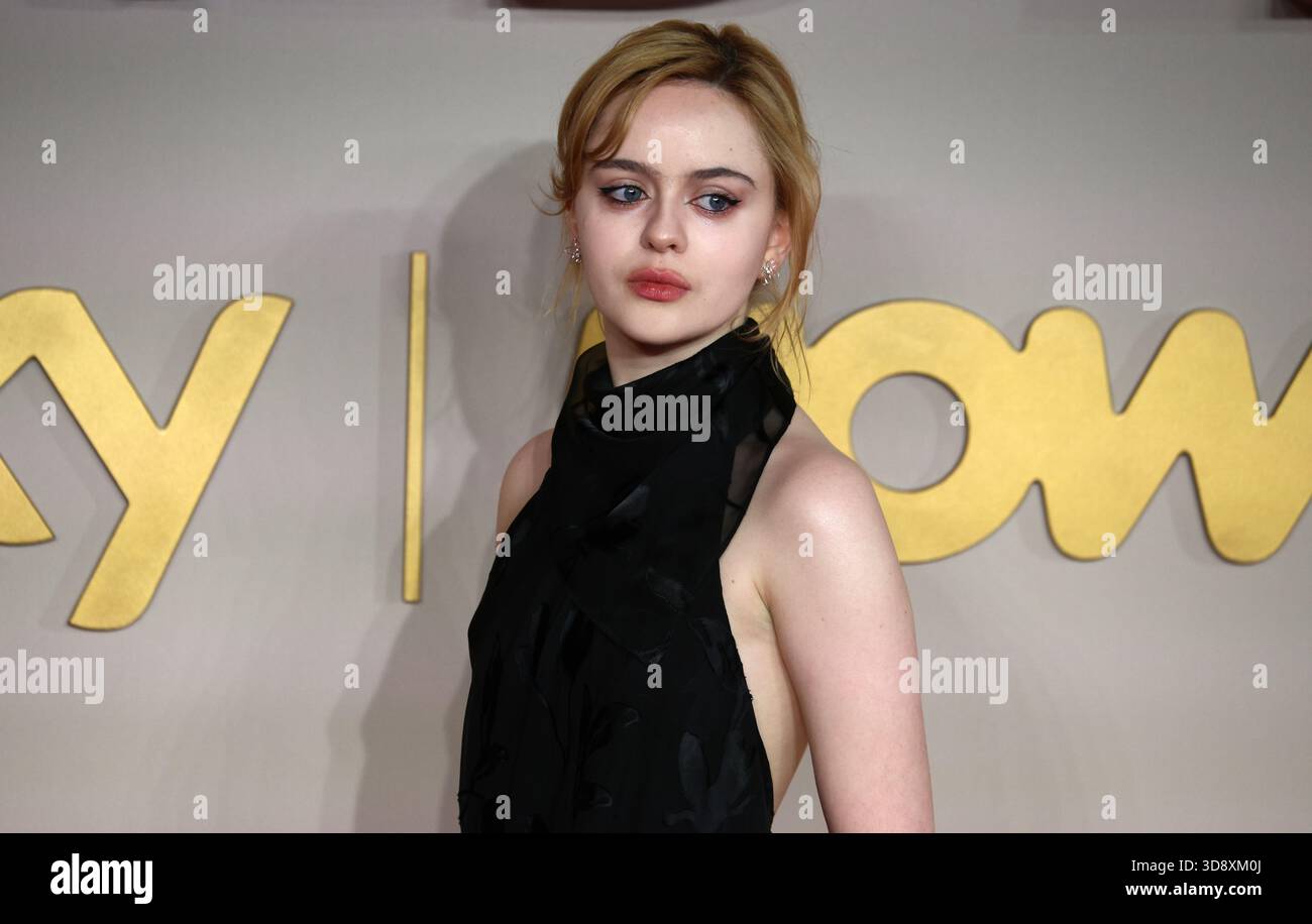 London, UK, 2nd December 2025, Viola Prettejohn attends the world premiere of Amadeus at the Odeon Luxe Leicester Square, London, UK. Credit Fred Duval / Alamy Live News Stock Photo