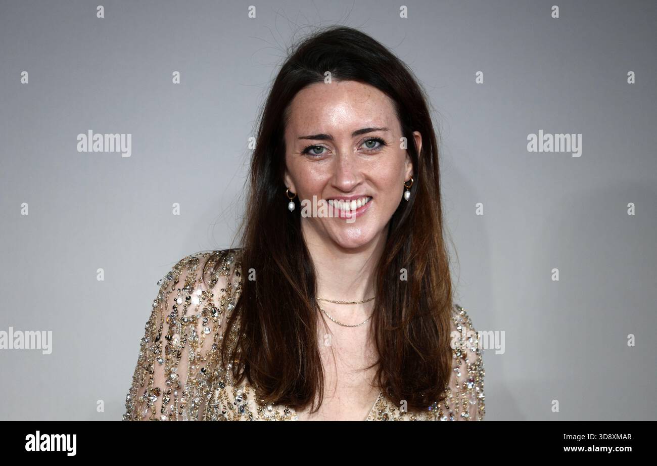London, UK, 2nd December 2025, Alice Loxton attends the world premiere of Amadeus at the Odeon Luxe Leicester Square, London, UK. Credit Fred Duval / Alamy Live News Stock Photo