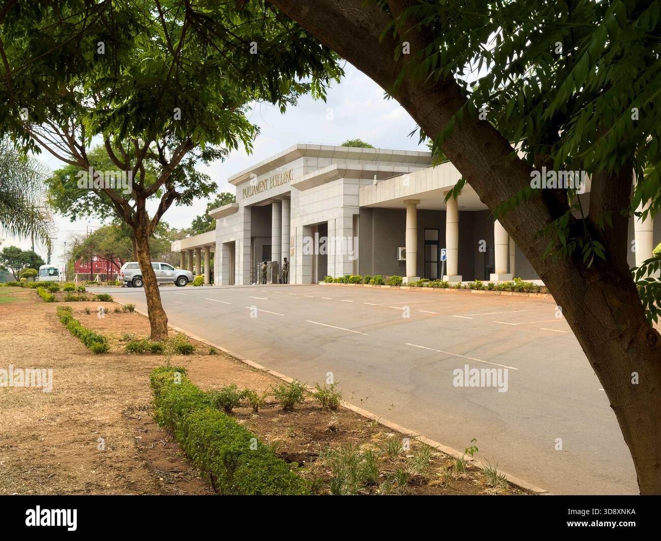 Lilongwe Malawi Africa. 10.11.2025. Chinese built Parliament Building completed in 2010 in Lilongwe Malawi Africa - Stock Image