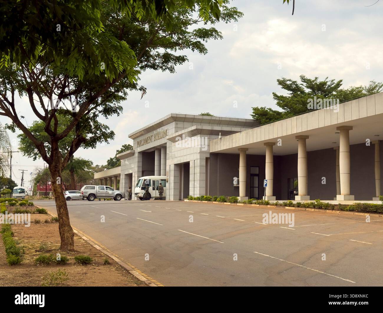 Lilongwe Malawi Africa. 10.11.2025. Chinese built Parliament Building completed in 2010 in Lilongwe Malawi Africa - Stock Image