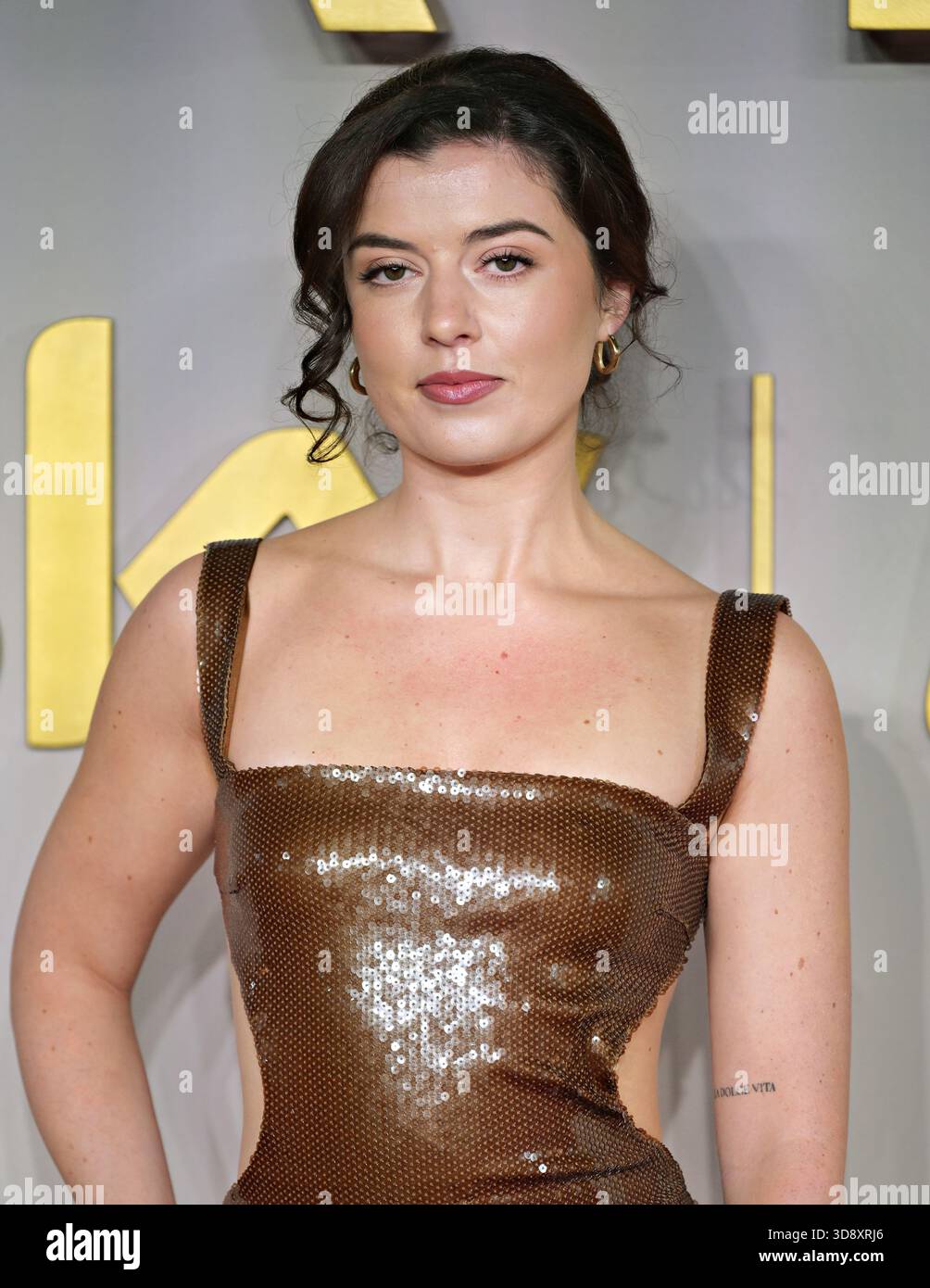 London, UK. 1st Dec, 2025. Nancy Farino at the 'Amadeus' World Premiere at ODEON Luxe Leicester Squar, London, England. (Photo by 李世惠/See Li/Picture Capital) Credit: See Li/Picture Capital/Alamy Live News Stock Photo