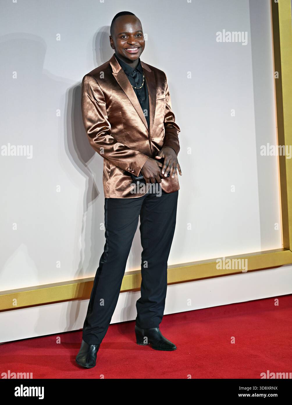 London, UK. 1st Dec, 2025. Will Njobvu at the 'Amadeus' World Premiere at ODEON Luxe Leicester Squar, London, England. (Photo by 李世惠/See Li/Picture Capital) Credit: See Li/Picture Capital/Alamy Live News Stock Photo