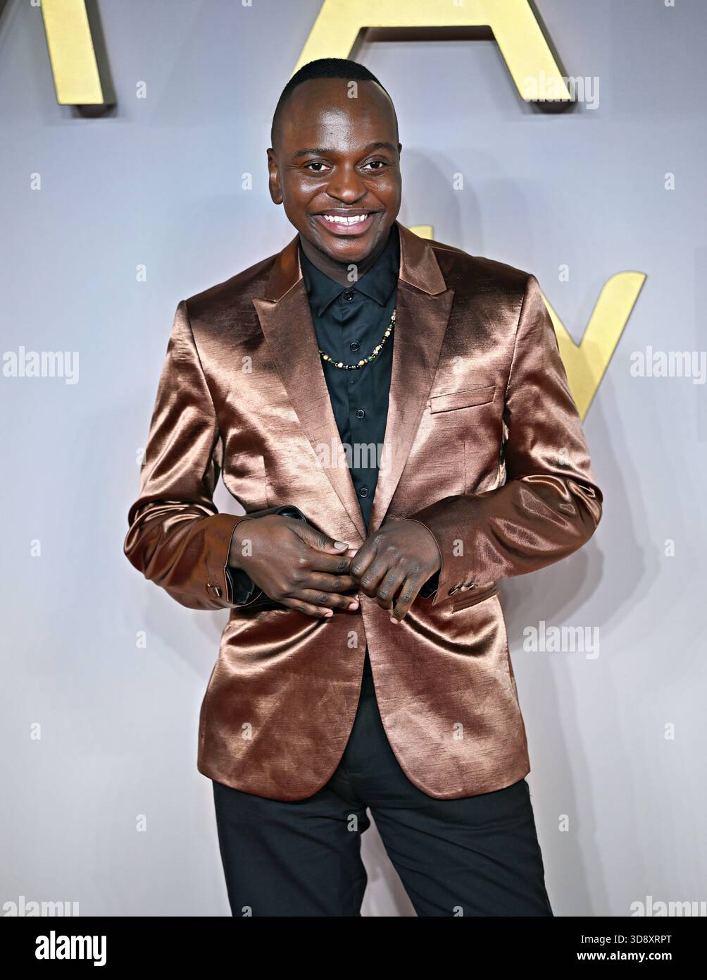 London, UK. 1st Dec, 2025. Will Njobvu at the 'Amadeus' World Premiere at ODEON Luxe Leicester Squar, London, England. (Photo by 李世惠/See Li/Picture Capital) Credit: See Li/Picture Capital/Alamy Live News Stock Photo