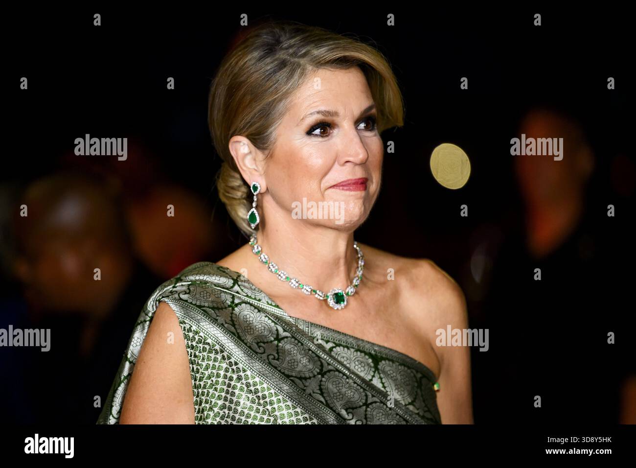 Paramaribo, The Netherlands, 2025-12-02 19:45:21 PARAMARIBO, December 2, 2025, Thalia Theater. King Willem-Alexander and Queen Máxima are paying a state visit to the Republic of Suriname at the invitation of President Jennifer Geerlings-Simons. As a token of appreciation for the hospitality extended, the Royal Couple is offering a cultural program. At the Thalia Theater, Sabrina Starke, a Dutch singer-songwriter of Surinamese descent, will sing her repertoire in collaboration with Surinamese artists. PHOTO: NLBeeld/Patrick van Emst  Credit: NL Beeld / Patrick van Emst Stock Photo