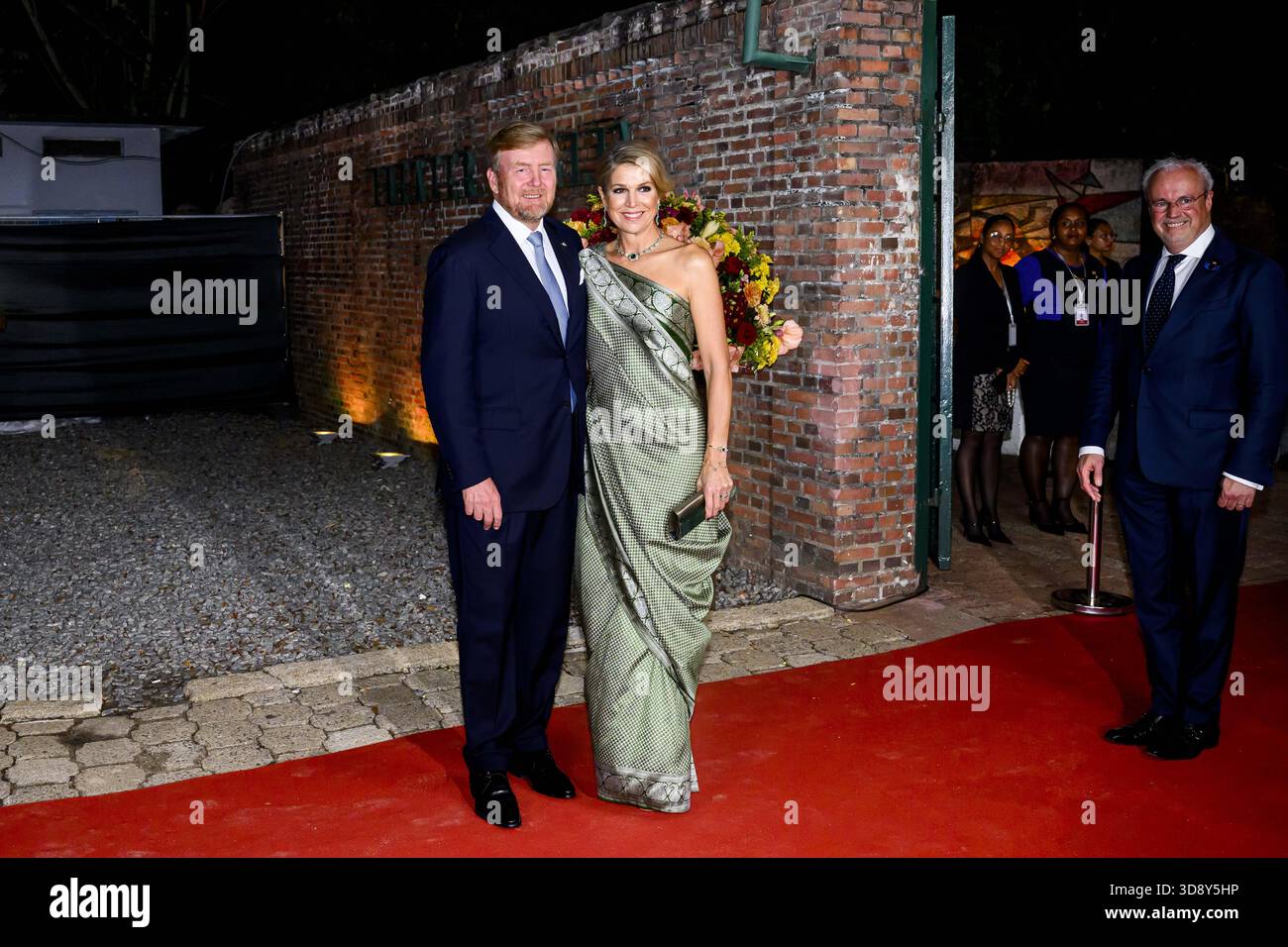 Paramaribo, The Netherlands, 2025-12-02 19:45:40 PARAMARIBO, December 2, 2025, Thalia Theater. King Willem-Alexander and Queen Máxima are paying a state visit to the Republic of Suriname at the invitation of President Jennifer Geerlings-Simons. As a token of appreciation for the hospitality extended, the Royal Couple is offering a cultural program. At the Thalia Theater, Sabrina Starke, a Dutch singer-songwriter of Surinamese descent, will sing her repertoire in collaboration with Surinamese artists. PHOTO: NLBeeld/Patrick van Emst  Credit: NL Beeld / Patrick van Emst Stock Photo