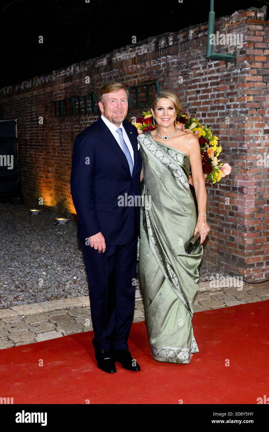 Paramaribo, The Netherlands, 2025-12-02 19:45:39 PARAMARIBO, December 2, 2025, Thalia Theater. King Willem-Alexander and Queen Máxima are paying a state visit to the Republic of Suriname at the invitation of President Jennifer Geerlings-Simons. As a token of appreciation for the hospitality extended, the Royal Couple is offering a cultural program. At the Thalia Theater, Sabrina Starke, a Dutch singer-songwriter of Surinamese descent, will sing her repertoire in collaboration with Surinamese artists. PHOTO: NLBeeld/Patrick van Emst  Credit: NL Beeld / Patrick van Emst Stock Photo