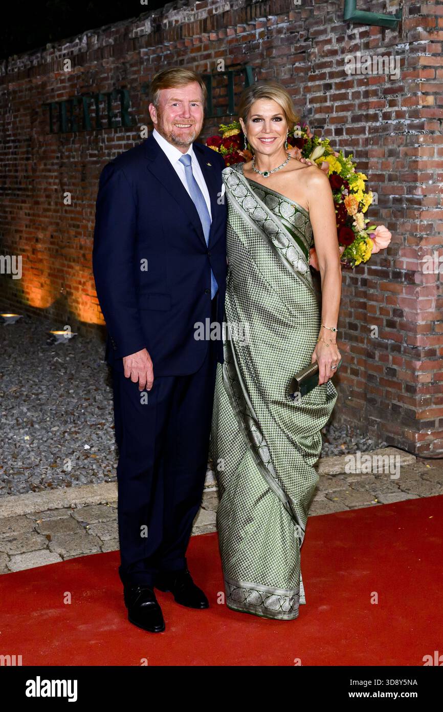 Paramaribo, The Netherlands, 2025-12-02 19:45:40 PARAMARIBO, December 2, 2025, Thalia Theater. King Willem-Alexander and Queen Máxima are paying a state visit to the Republic of Suriname at the invitation of President Jennifer Geerlings-Simons. As a token of appreciation for the hospitality extended, the Royal Couple is offering a cultural program. At the Thalia Theater, Sabrina Starke, a Dutch singer-songwriter of Surinamese descent, will sing her repertoire in collaboration with Surinamese artists. PHOTO: NLBeeld/Patrick van Emst  Credit: NL Beeld / Patrick van Emst Stock Photo