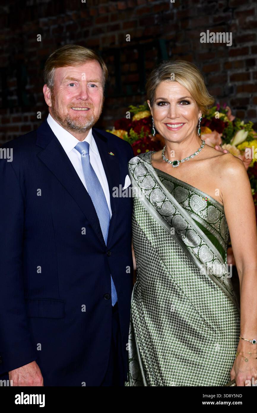 Paramaribo, The Netherlands, 2025-12-02 19:45:43 PARAMARIBO, December 2, 2025, Thalia Theater. King Willem-Alexander and Queen Máxima are paying a state visit to the Republic of Suriname at the invitation of President Jennifer Geerlings-Simons. As a token of appreciation for the hospitality extended, the Royal Couple is offering a cultural program. At the Thalia Theater, Sabrina Starke, a Dutch singer-songwriter of Surinamese descent, will sing her repertoire in collaboration with Surinamese artists. PHOTO: NLBeeld/Patrick van Emst  Credit: NL Beeld / Patrick van Emst Stock Photo