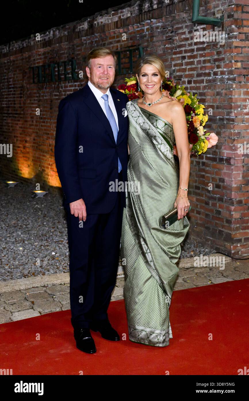 Paramaribo, The Netherlands, 2025-12-02 19:45:42 PARAMARIBO, December 2, 2025, Thalia Theater. King Willem-Alexander and Queen Máxima are paying a state visit to the Republic of Suriname at the invitation of President Jennifer Geerlings-Simons. As a token of appreciation for the hospitality extended, the Royal Couple is offering a cultural program. At the Thalia Theater, Sabrina Starke, a Dutch singer-songwriter of Surinamese descent, will sing her repertoire in collaboration with Surinamese artists. PHOTO: NLBeeld/Patrick van Emst  Credit: NL Beeld / Patrick van Emst Stock Photo