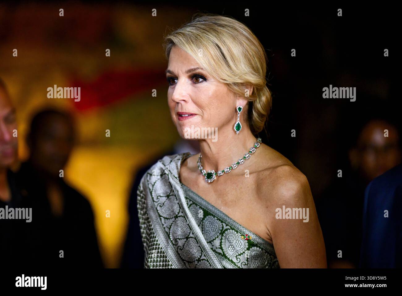 Paramaribo, The Netherlands, 2025-12-02 19:51:48 PARAMARIBO, December 2, 2025, Thalia Theater. King Willem-Alexander and Queen Máxima are paying a state visit to the Republic of Suriname at the invitation of President Jennifer Geerlings-Simons. As a token of appreciation for the hospitality extended, the Royal Couple is offering a cultural program. At the Thalia Theater, Sabrina Starke, a Dutch singer-songwriter of Surinamese descent, will sing her repertoire in collaboration with Surinamese artists. PHOTO: NLBeeld/Patrick van Emst  Credit: NL Beeld / Patrick van Emst Stock Photo