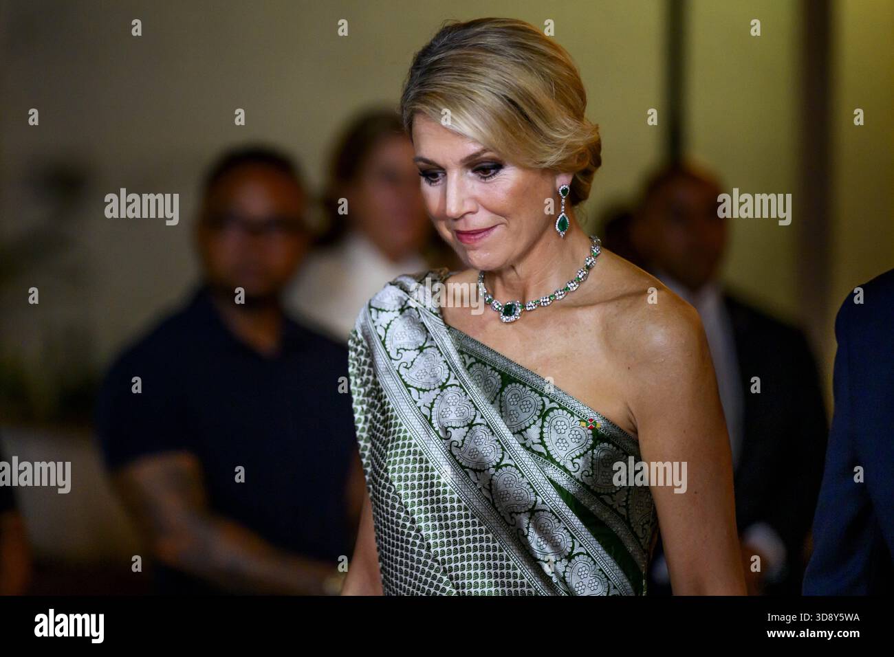 Paramaribo, The Netherlands, 2025-12-02 19:51:45 PARAMARIBO, December 2, 2025, Thalia Theater. King Willem-Alexander and Queen Máxima are paying a state visit to the Republic of Suriname at the invitation of President Jennifer Geerlings-Simons. As a token of appreciation for the hospitality extended, the Royal Couple is offering a cultural program. At the Thalia Theater, Sabrina Starke, a Dutch singer-songwriter of Surinamese descent, will sing her repertoire in collaboration with Surinamese artists. PHOTO: NLBeeld/Patrick van Emst  Credit: NL Beeld / Patrick van Emst Stock Photo