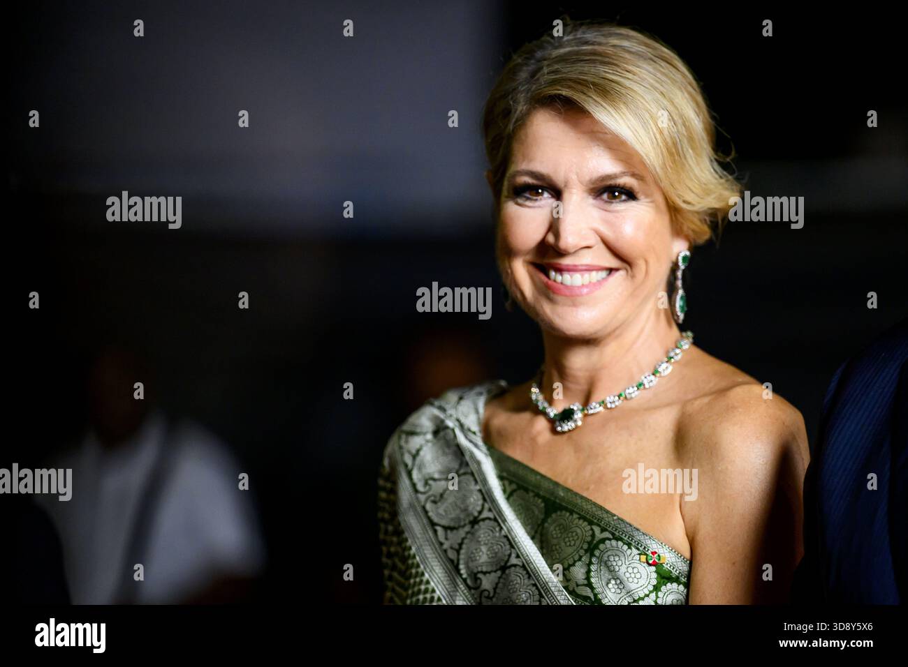 Paramaribo, The Netherlands, 2025-12-02 19:52:19 PARAMARIBO, December 2, 2025, Thalia Theater. King Willem-Alexander and Queen Máxima are paying a state visit to the Republic of Suriname at the invitation of President Jennifer Geerlings-Simons. As a token of appreciation for the hospitality extended, the Royal Couple is offering a cultural program. At the Thalia Theater, Sabrina Starke, a Dutch singer-songwriter of Surinamese descent, will sing her repertoire in collaboration with Surinamese artists. PHOTO: NLBeeld/Patrick van Emst  Credit: NL Beeld / Patrick van Emst Stock Photo