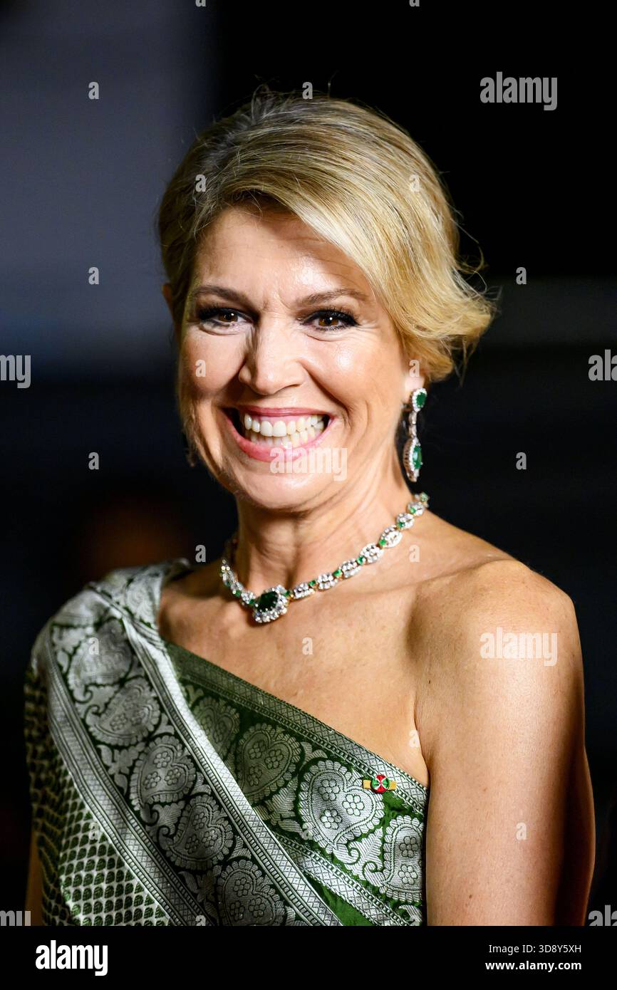 Paramaribo, The Netherlands, 2025-12-02 19:52:20 PARAMARIBO, December 2, 2025, Thalia Theater. King Willem-Alexander and Queen Máxima are paying a state visit to the Republic of Suriname at the invitation of President Jennifer Geerlings-Simons. As a token of appreciation for the hospitality extended, the Royal Couple is offering a cultural program. At the Thalia Theater, Sabrina Starke, a Dutch singer-songwriter of Surinamese descent, will sing her repertoire in collaboration with Surinamese artists. PHOTO: NLBeeld/Patrick van Emst  Credit: NL Beeld / Patrick van Emst Stock Photo