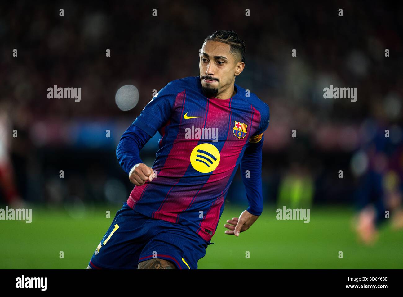 FC Barcelona player (11) Raphinha action during LaLiga EA Sports match ...