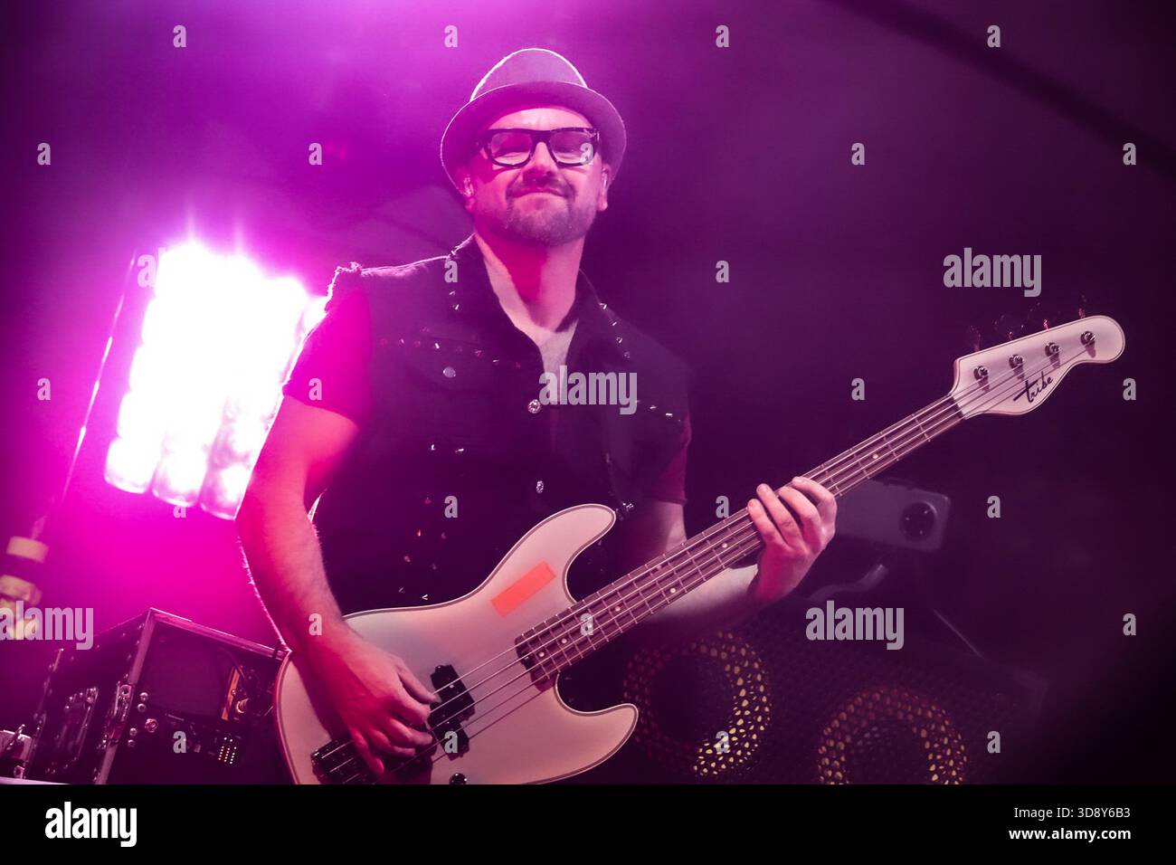 The italian band MODA' during the concert in Turin during the Music ...
