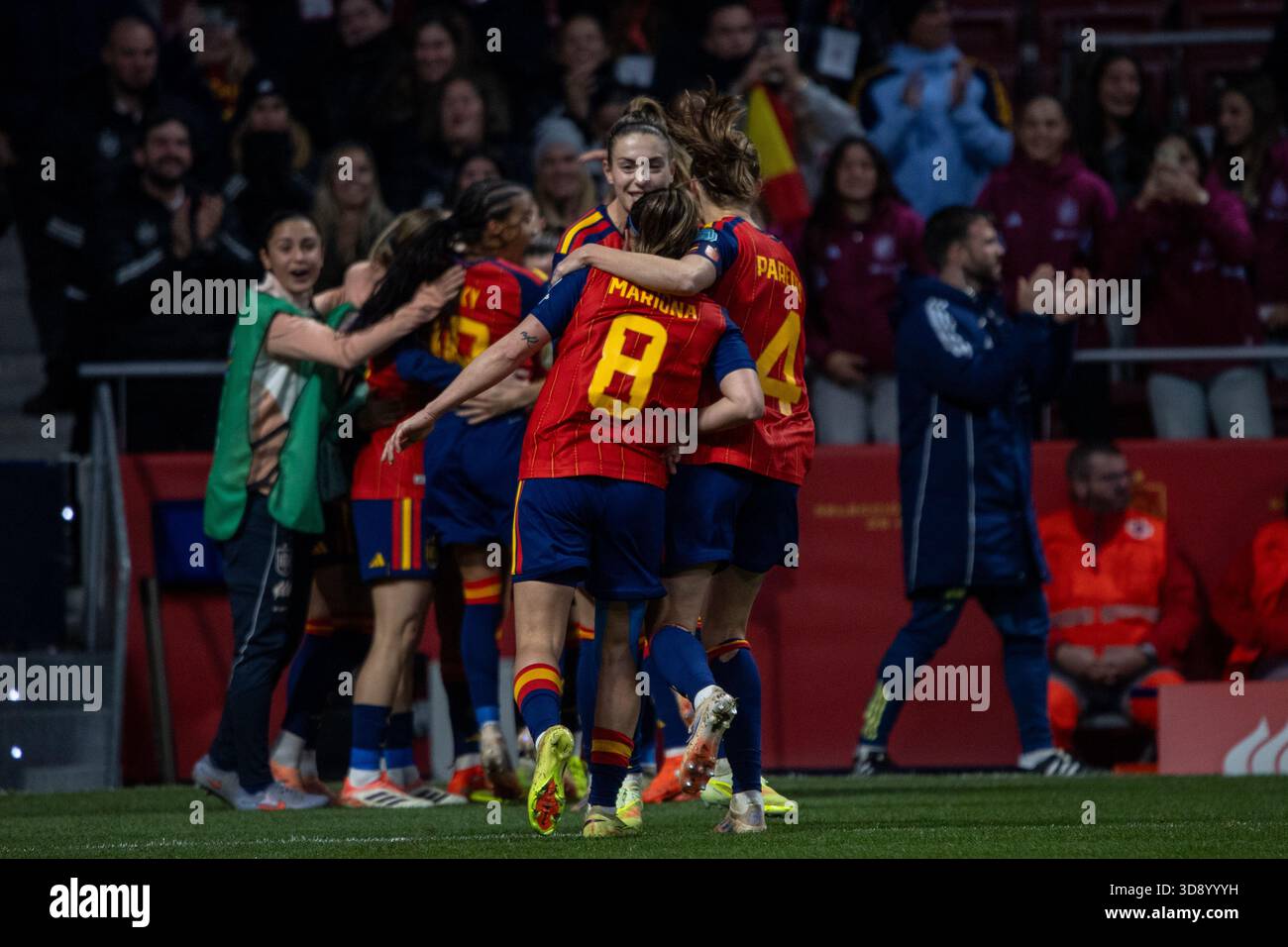 Madrid, Spain. 02nd Dec, 2025. Several players from the ...
