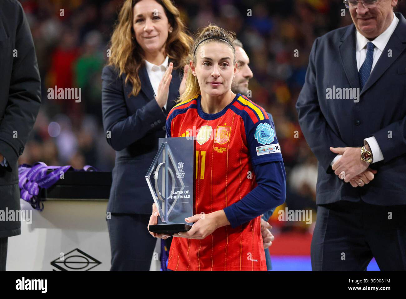 August 15 2023: Alexia Putellas (Spain) looks on during a game, at