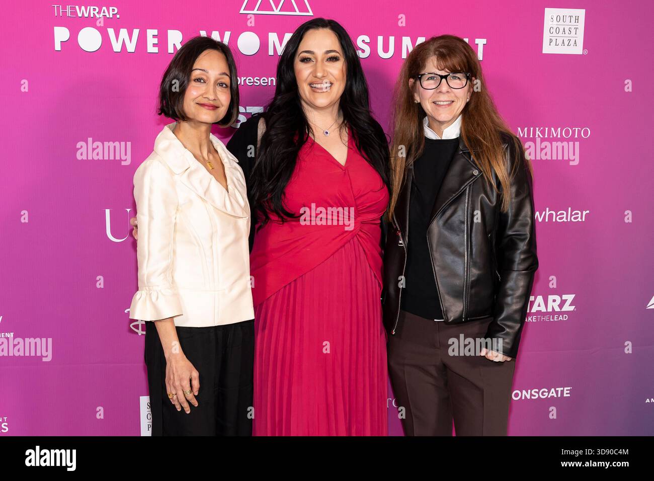Fara Taylor, Lina Polimeni and Dr. Stacy L. Smith attend the arrivals ...