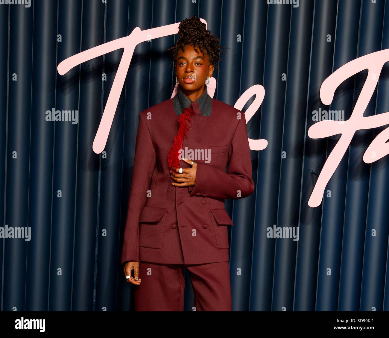 London, UK. 01st Dec, 2025. Cat Burns attends The Fashion Awards 2025 at the Royal Albert Hall in Kensington, London. Credit: SOPA Images Limited/Alamy Live News Stock Photo