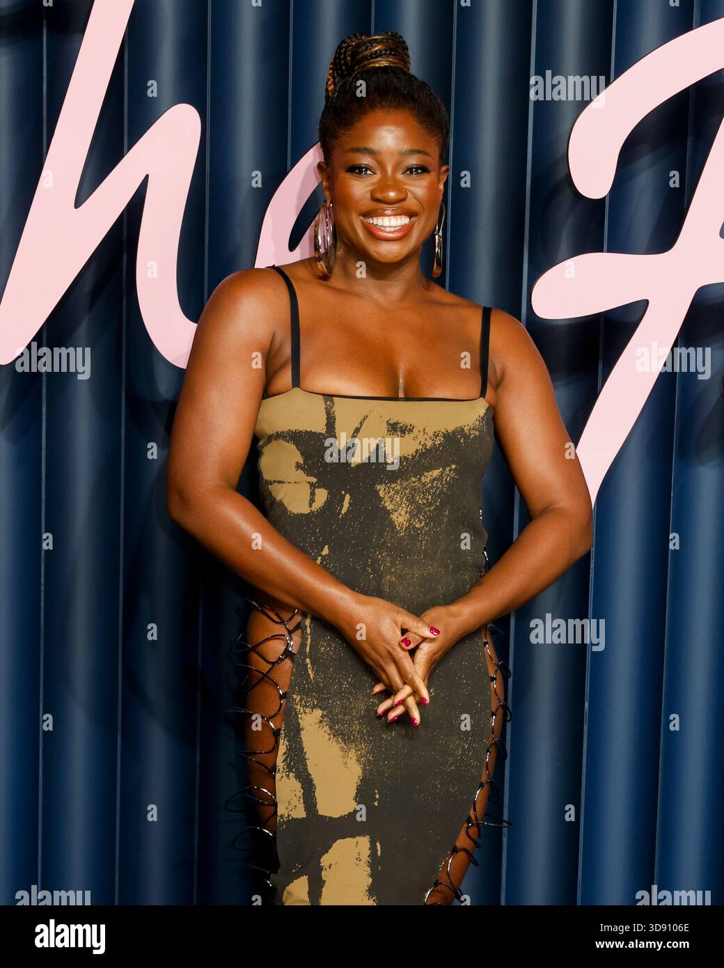 Clara Amfo attends The Fashion Awards 2025 at the Royal Albert Hall in ...