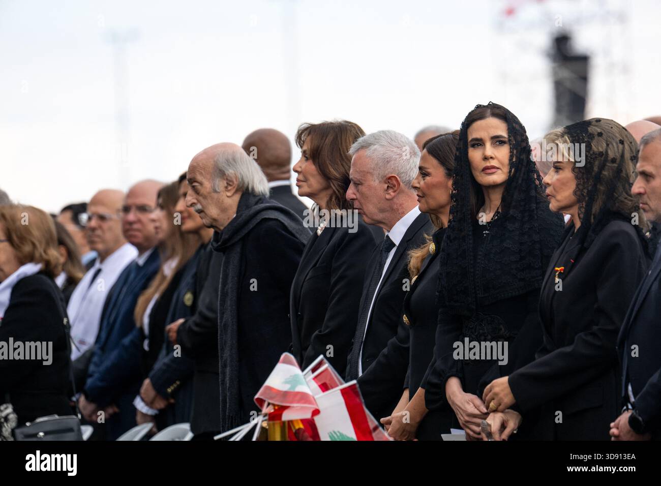 Sethrida Geagea (2nd from R) attends Pope Leo XIV’s ‘Holy Mass’ at ...