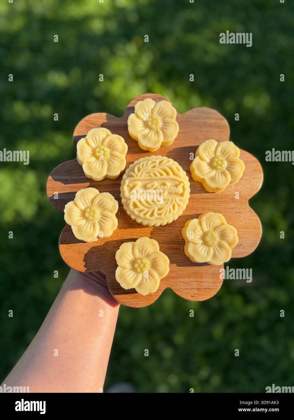 Mung Bean Pastry - Smartphone Captured Stock Image