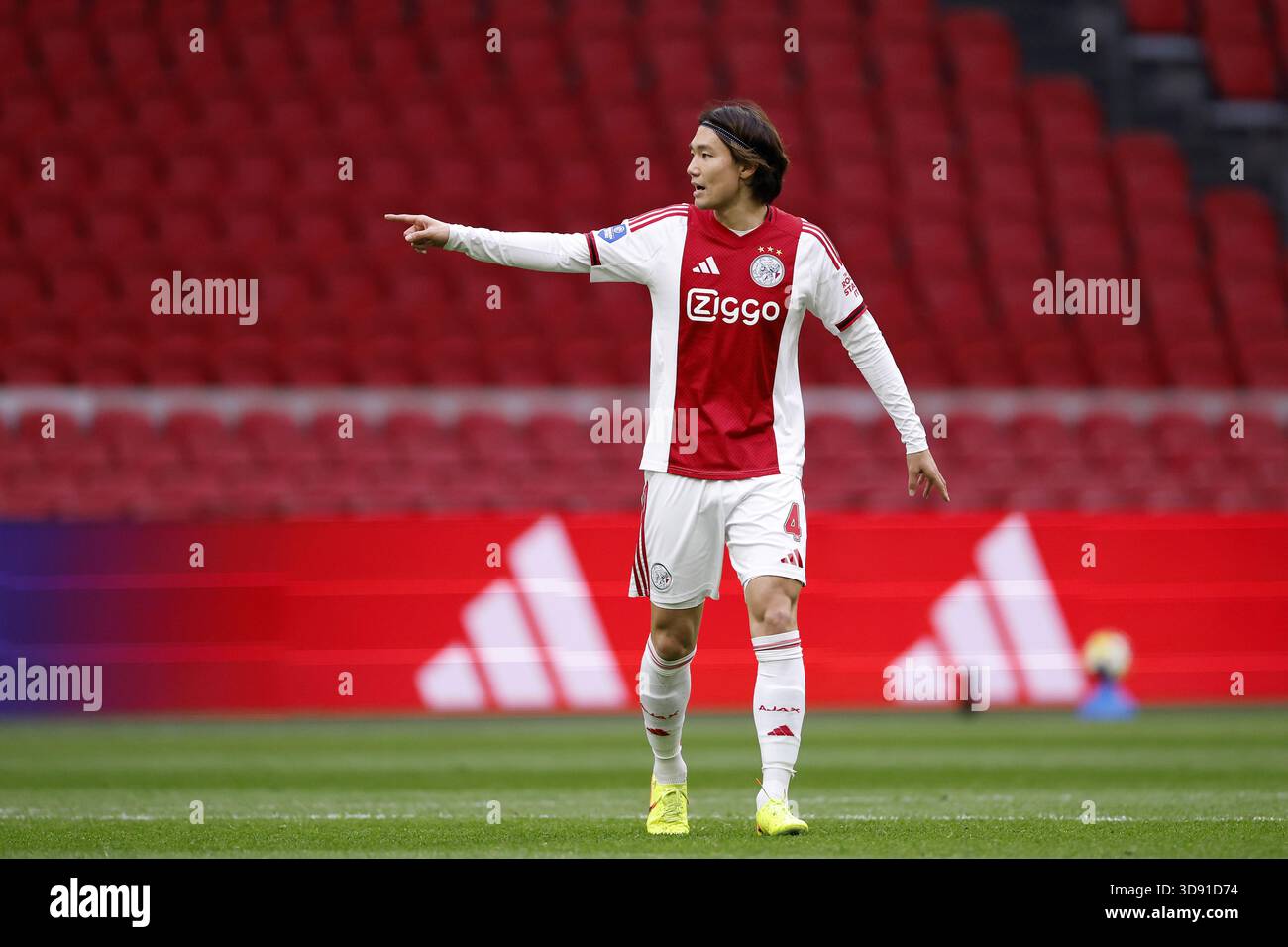 AMSTERDAM - Ko Itakura of Ajax during the Dutch Eredivisie match ...
