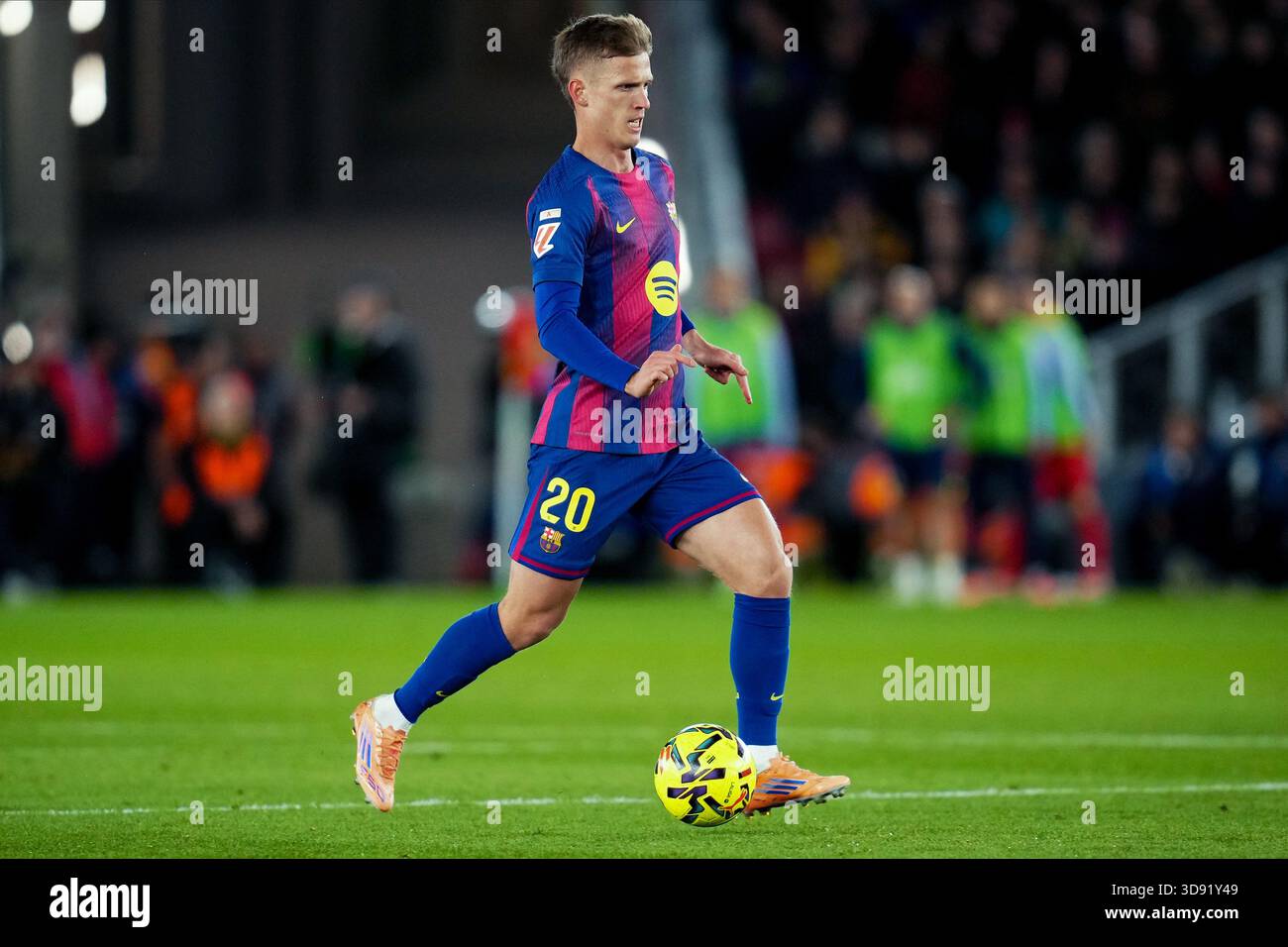 Barcelona, Spain. 03rd Dec, 2025. Dani Olmo of FC Barcelona during the La Liga EA Sports match between FC Barcelona and Atletico de Madrid played at Spotify Camp Nou Stadium on December 2 2025 in Barcelona, Spain. (Photo by Bagu Blanco/PRESSIN) Credit: PRESSINPHOTO SPORTS AGENCY/Alamy Live News Stock Photo
