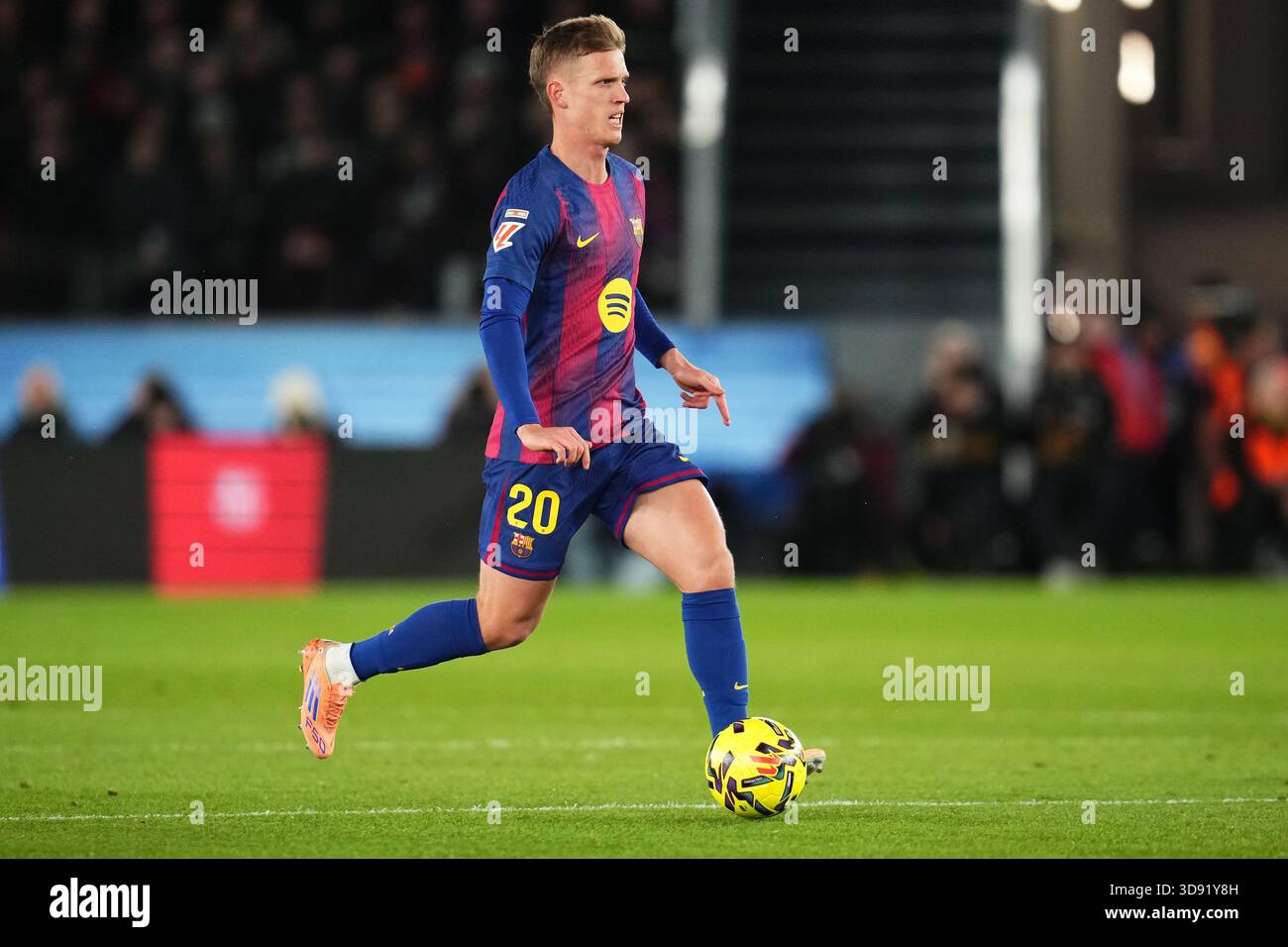 Barcelona, Spain. 03rd Dec, 2025. Dani Olmo of FC Barcelona during the La Liga EA Sports match between FC Barcelona and Atletico de Madrid played at Spotify Camp Nou Stadium on December 2 2025 in Barcelona, Spain. (Photo by Bagu Blanco/PRESSIN) Credit: PRESSINPHOTO SPORTS AGENCY/Alamy Live News Stock Photo