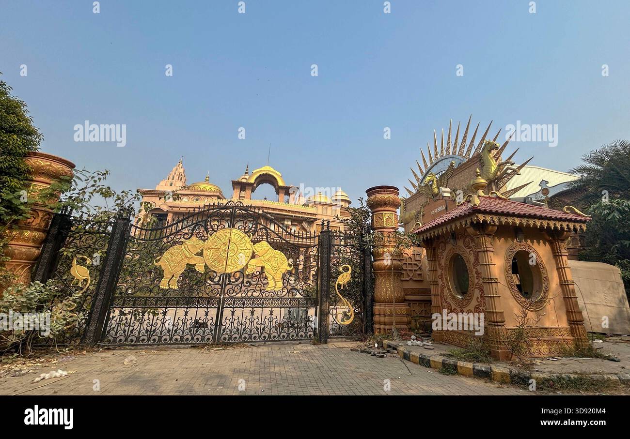 GURUGRAM, INDIA - DECEMBER 2: A building of Kingdom of Dreams in Sector-29  near Leisure Valley Park, on December 2, 2025 in Gurugram, India. The  existing infrastructure of Kingdom of Dreams KoD