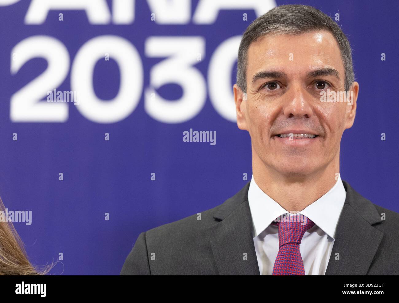 The President of the Government, Pedro Sánchez, during the closing