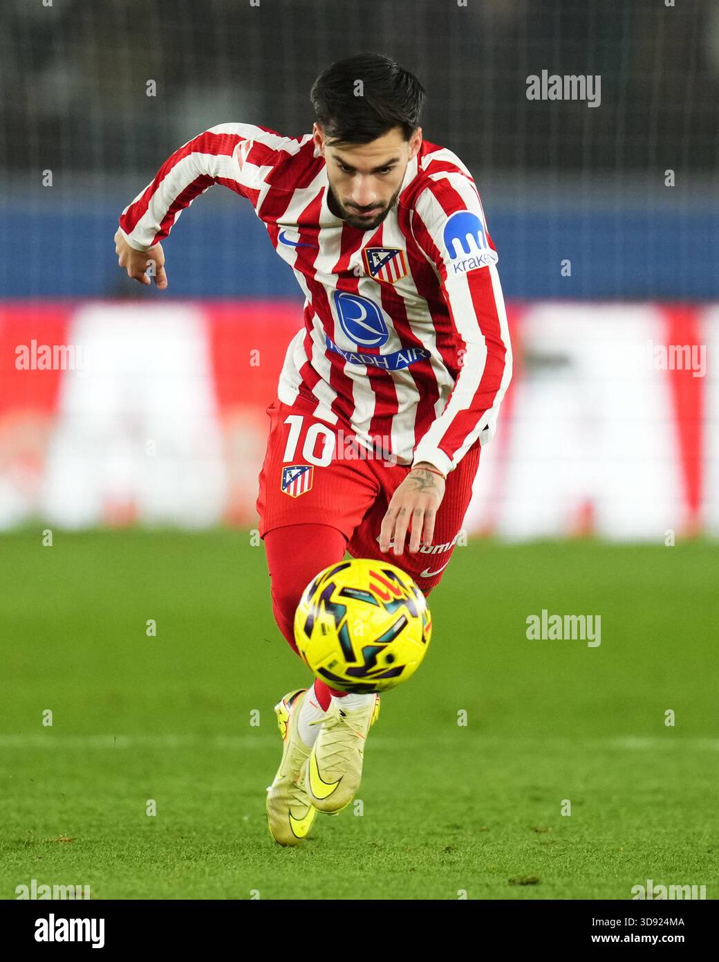Barcelona, Spain. 03rd Dec, 2025. Alex Baena of Atletico de Madrid during the La Liga EA Sports match between FC Barcelona and Atletico de Madrid played at Spotify Camp Nou Stadium on December 2 2025 in Barcelona, Spain. (Photo by Bagu Blanco/PRESSIN) Credit: PRESSINPHOTO SPORTS AGENCY/Alamy Live News Stock Photo