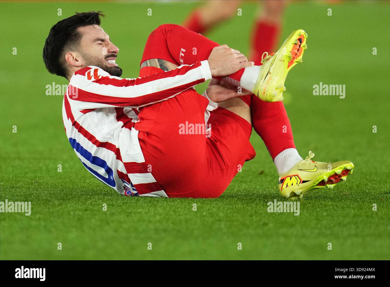Barcelona, Spain. 03rd Dec, 2025. Alex Baena of Atletico de Madrid during the La Liga EA Sports match between FC Barcelona and Atletico de Madrid played at Spotify Camp Nou Stadium on December 2 2025 in Barcelona, Spain. (Photo by Bagu Blanco/PRESSIN) Credit: PRESSINPHOTO SPORTS AGENCY/Alamy Live News Stock Photo
