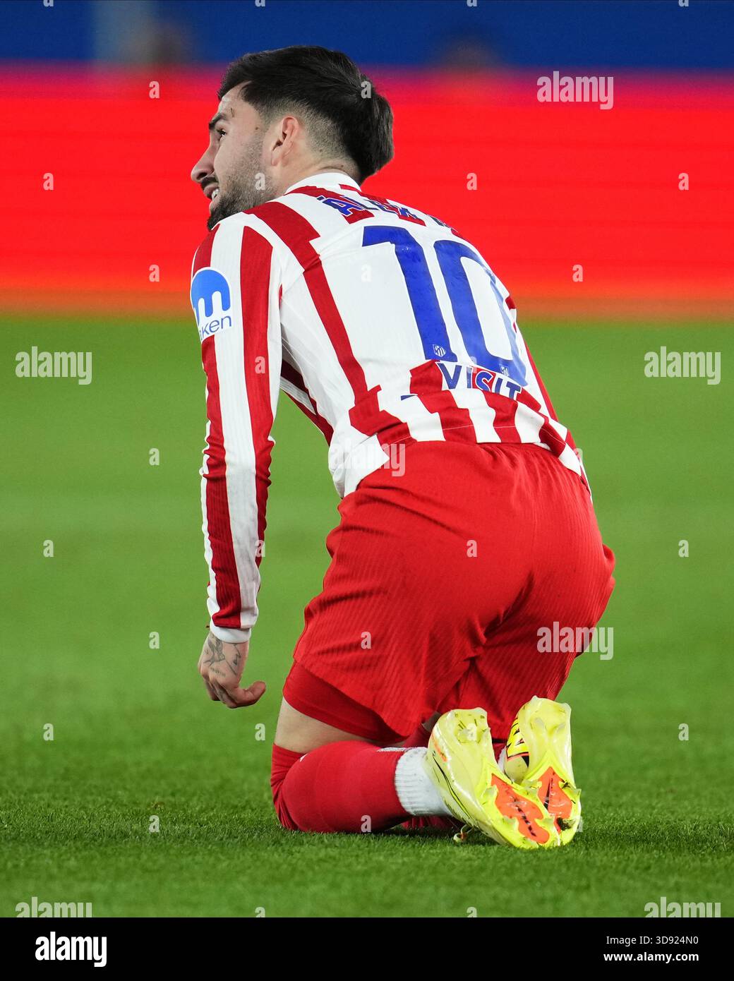 Barcelona, Spain. 03rd Dec, 2025. Alex Baena of Atletico de Madrid during the La Liga EA Sports match between FC Barcelona and Atletico de Madrid played at Spotify Camp Nou Stadium on December 2 2025 in Barcelona, Spain. (Photo by Bagu Blanco/PRESSIN) Credit: PRESSINPHOTO SPORTS AGENCY/Alamy Live News Stock Photo