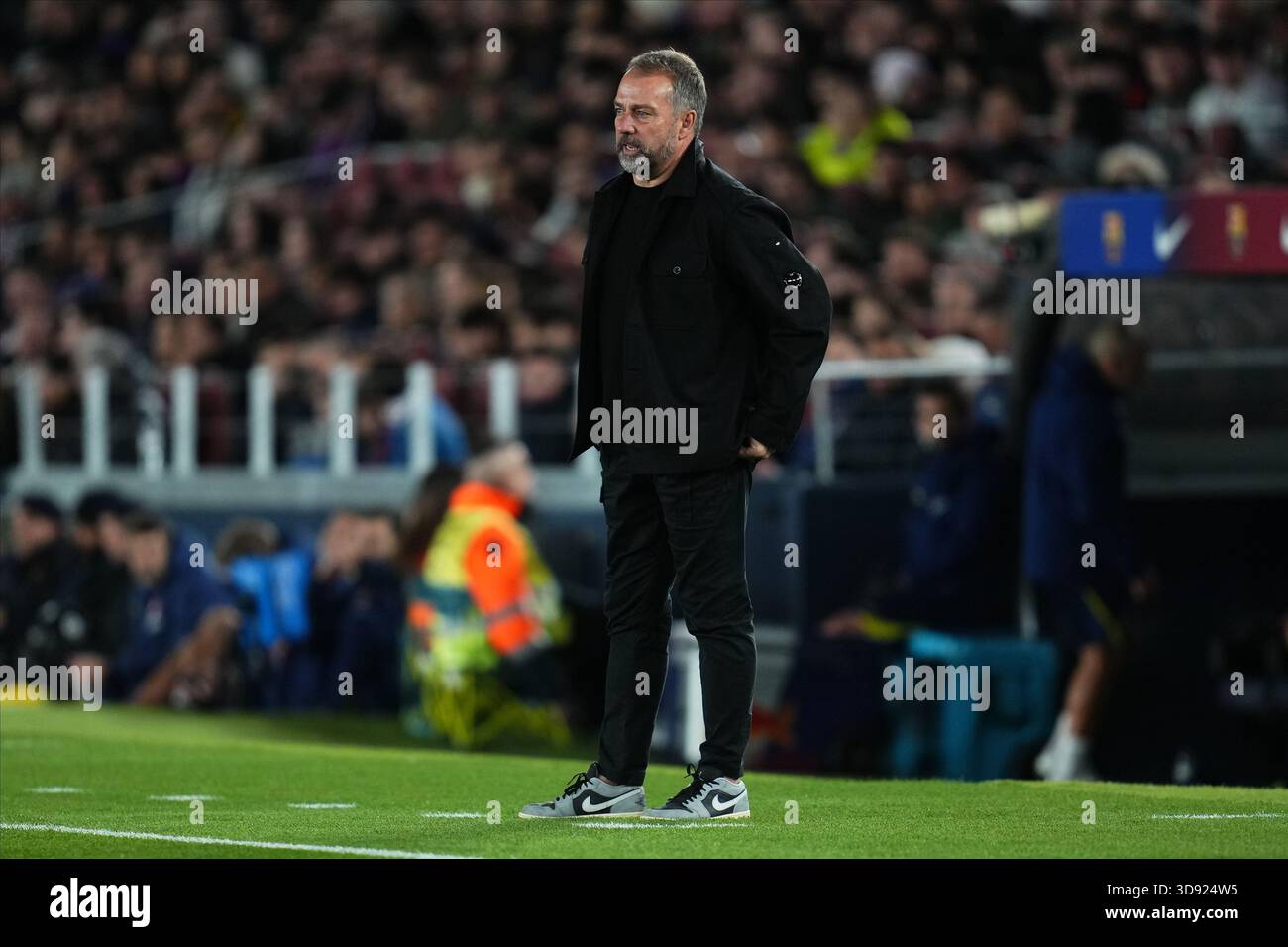 Barcelona, Spain. 03rd Dec, 2025. FC Barcelona head coach Hansi Flick during the La Liga EA Sports match between FC Barcelona and Atletico de Madrid played at Spotify Camp Nou Stadium on December 2 2025 in Barcelona, Spain. (Photo by Bagu Blanco/PRESSIN) Credit: PRESSINPHOTO SPORTS AGENCY/Alamy Live News Stock Photo