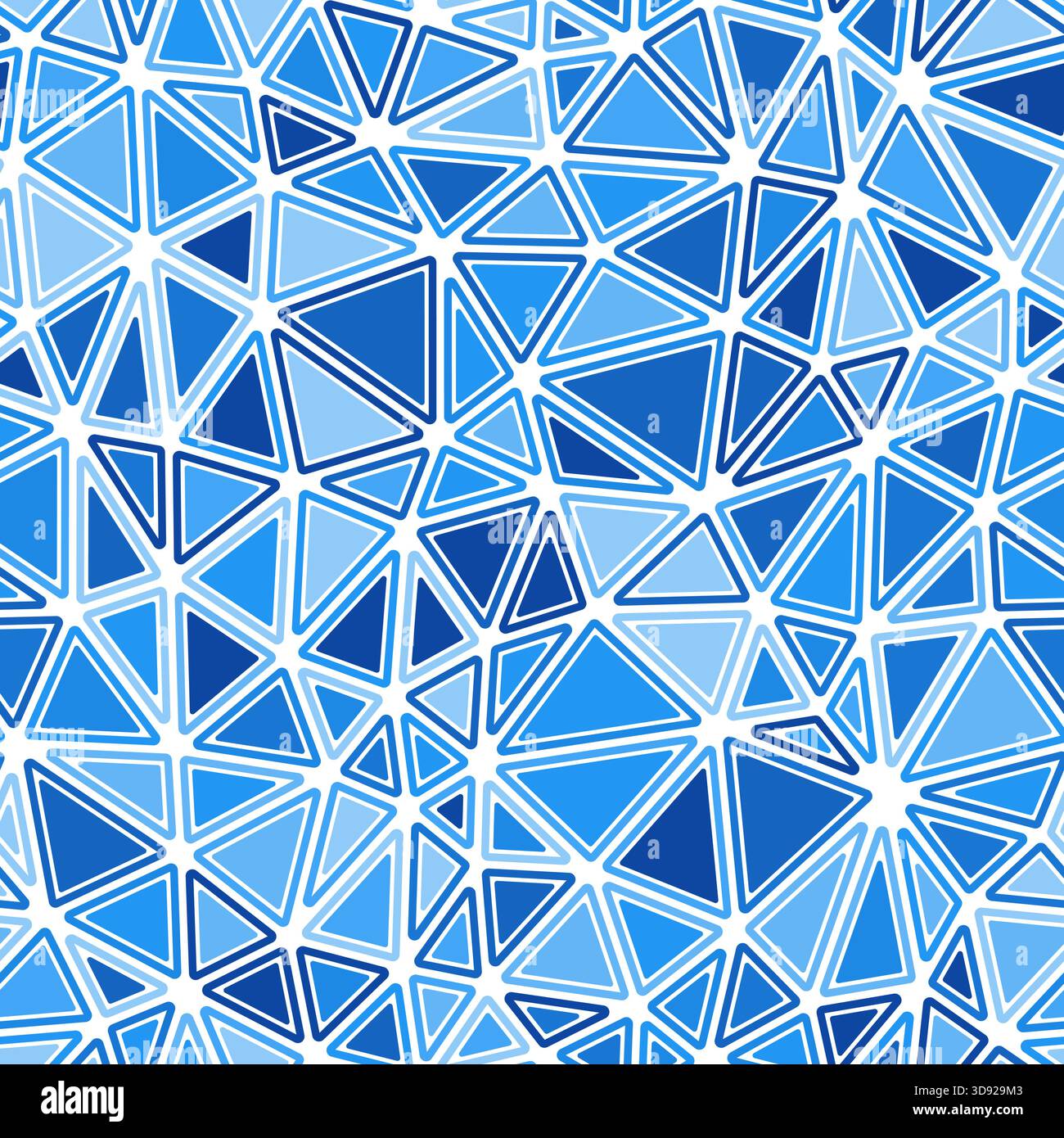 Geometric background with rounded solid shapes in frames. The illustration features medium-sized triangles in a monotone colored style. Stock Vector