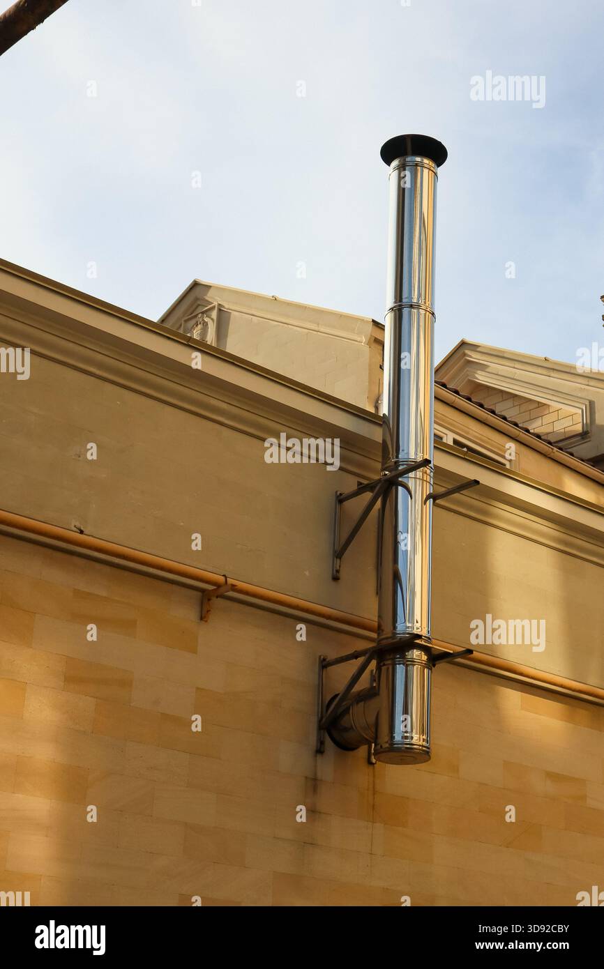 Angular stainless steel bracket hi-res stock photography and images - Alamy