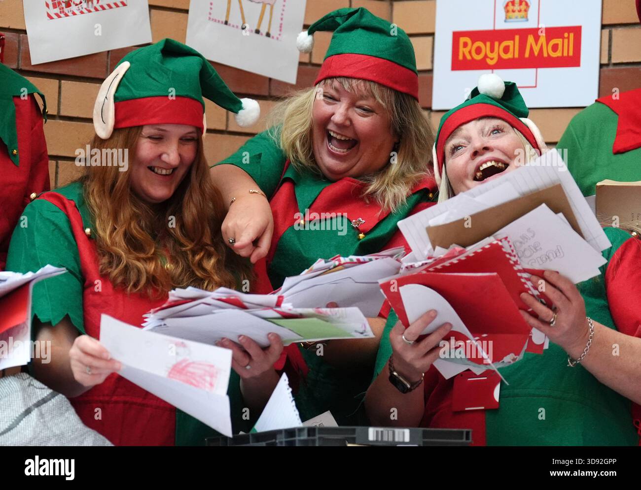 The dedicated team of Royal Mail staff help out with the thousands of ...