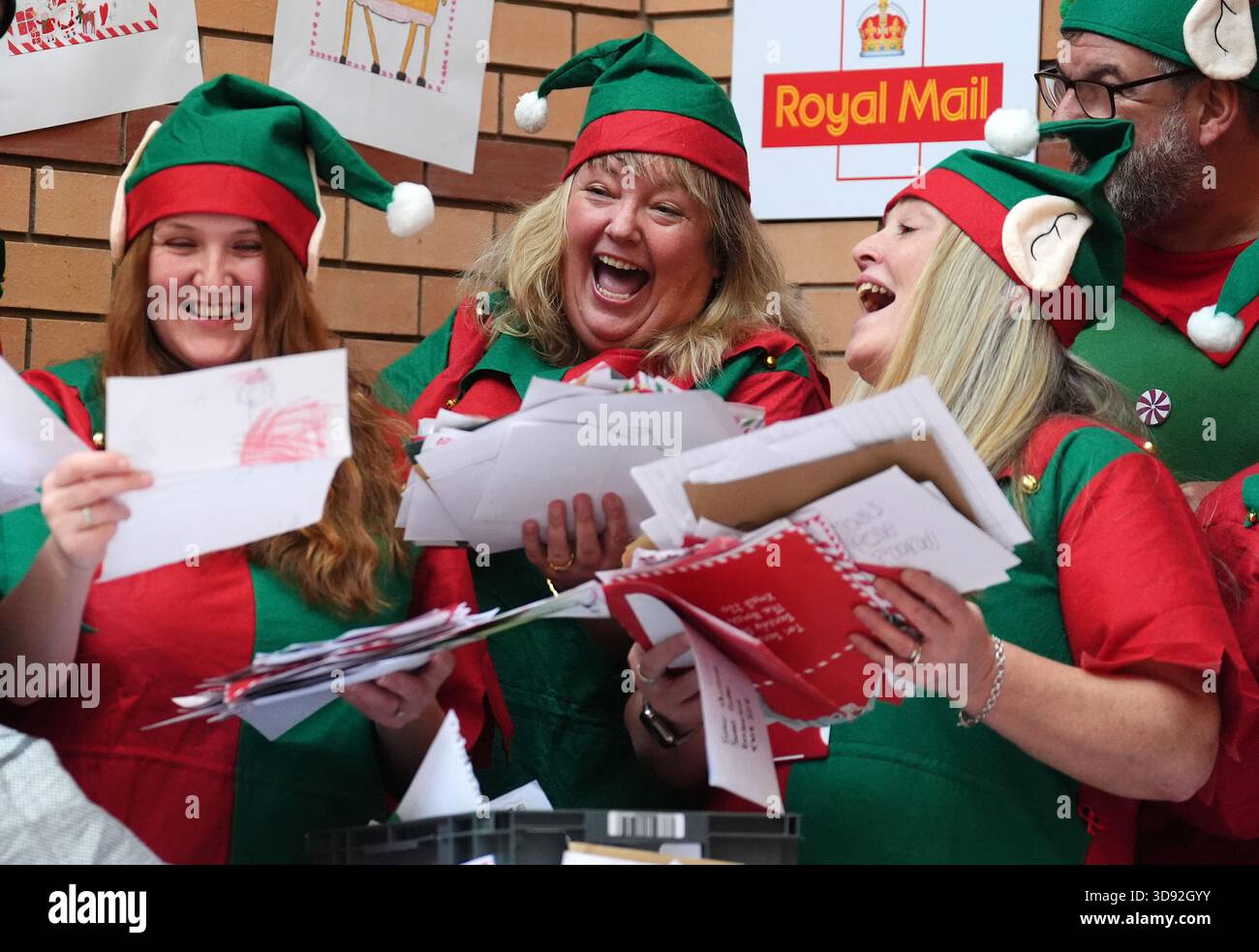 The dedicated team of Royal Mail staff help out with the thousands of ...