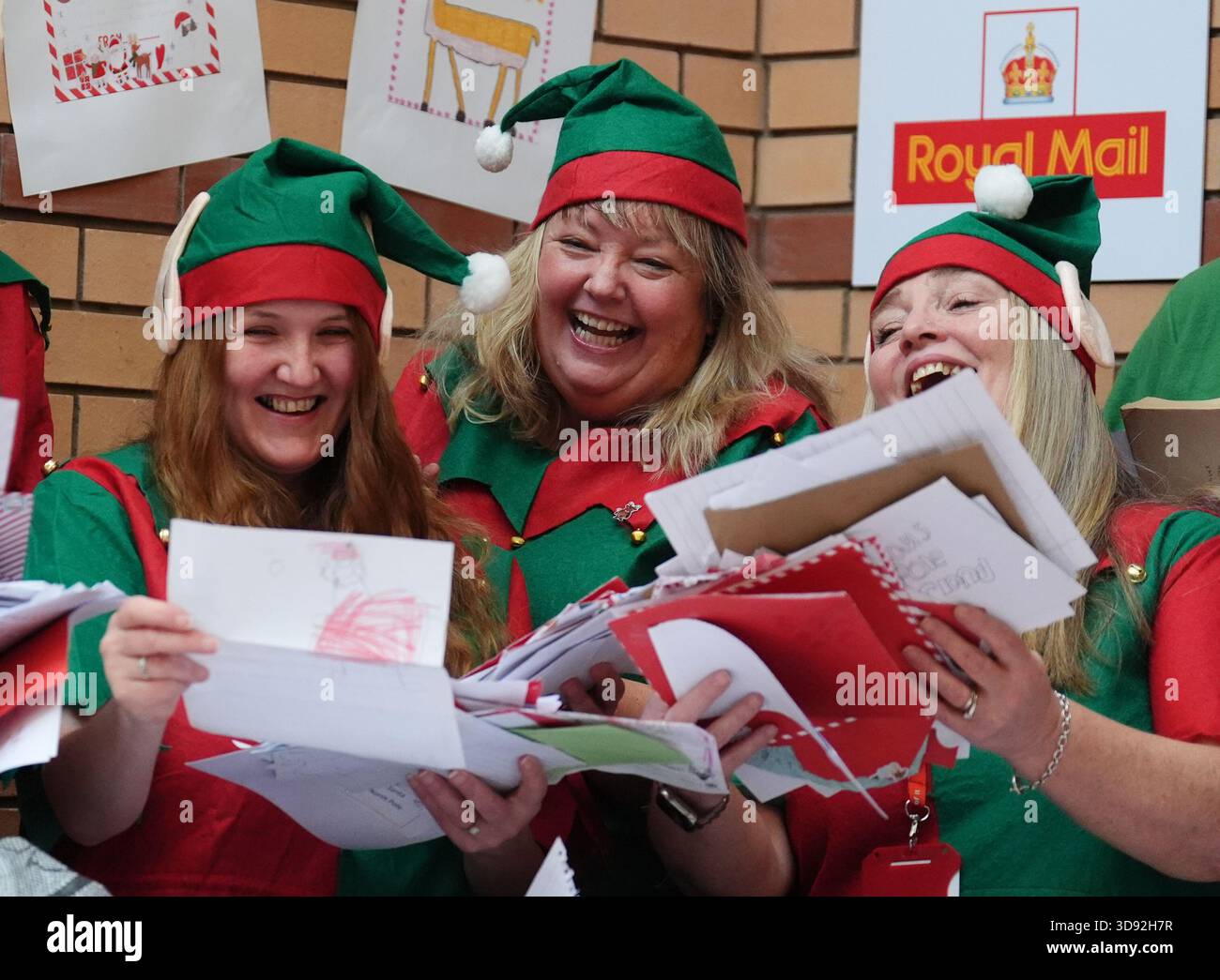 The dedicated team of Royal Mail staff help out with the thousands of ...