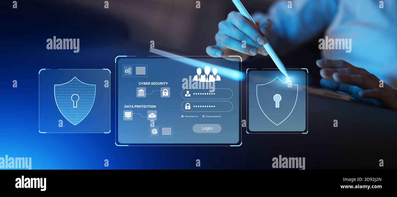 Cybersecurity defense system protection hi-res stock photography and ...