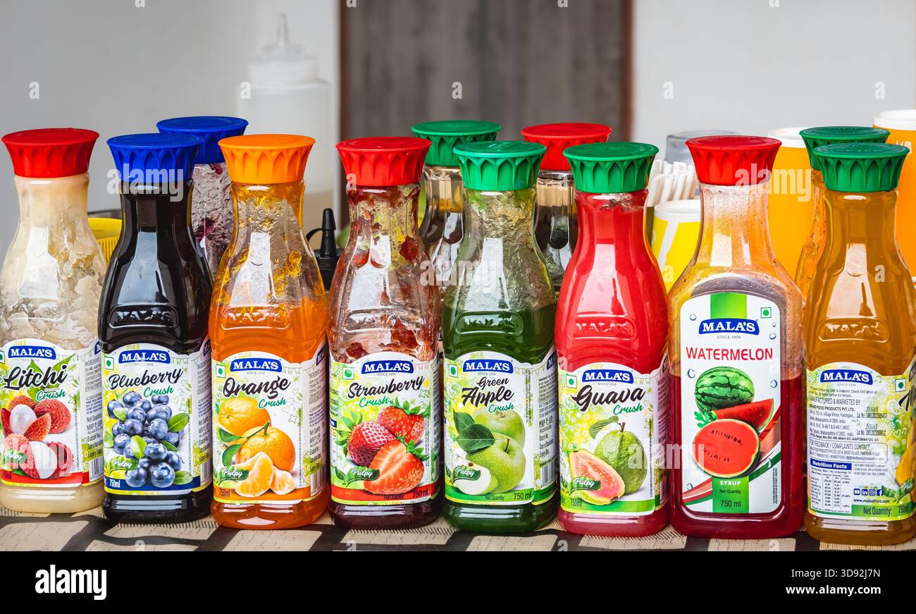 India flavored syrup hi-res stock photography and images - Alamy