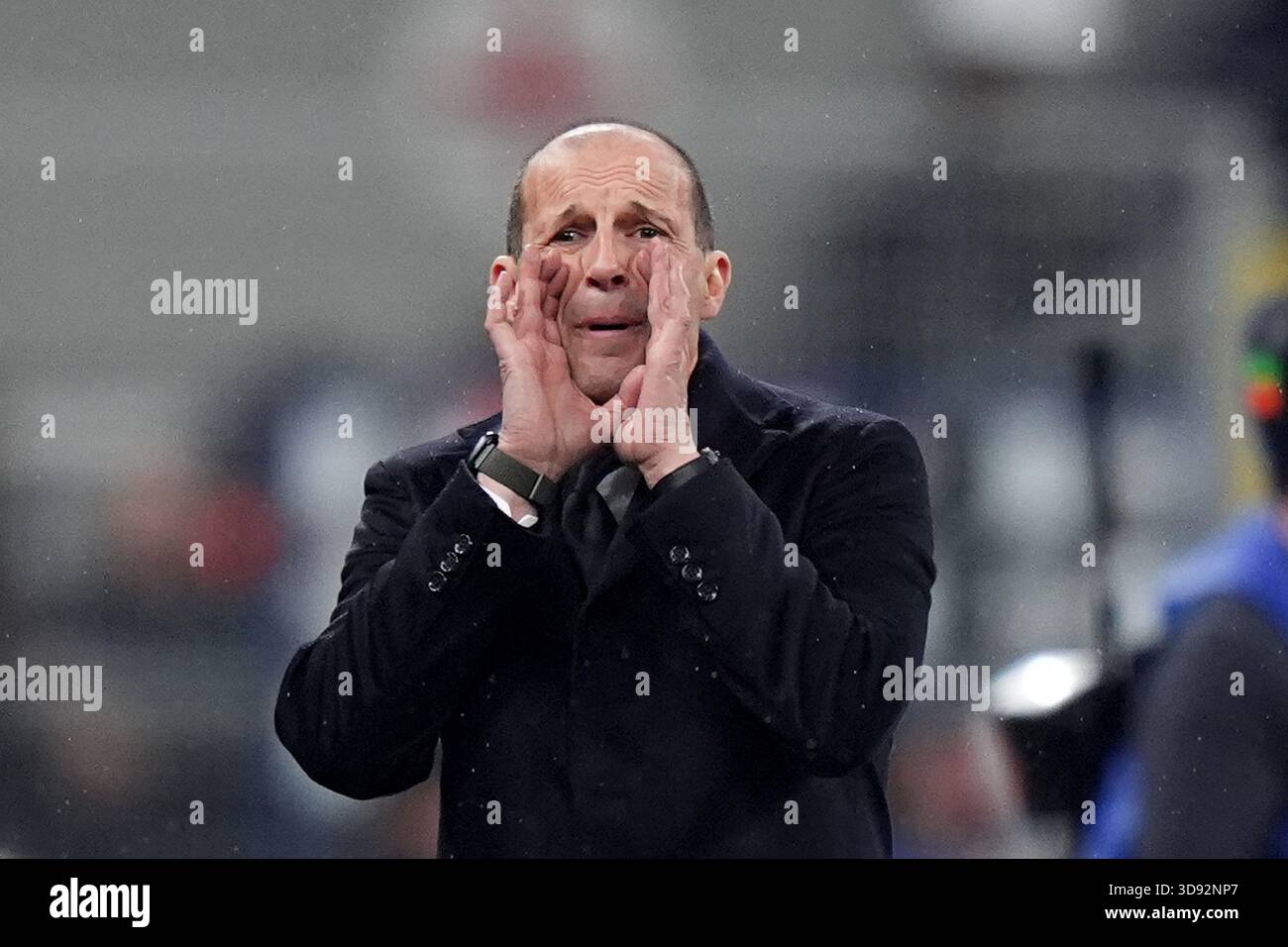 AC Milan’s head coach Massimiliano Allegri during the Serie A soccer ...