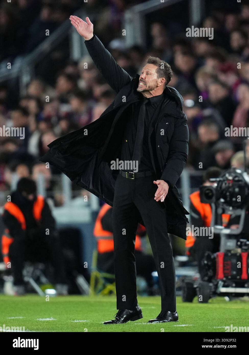 Atletico de Madrid head coach Diego Simeone during the La Liga EA ...