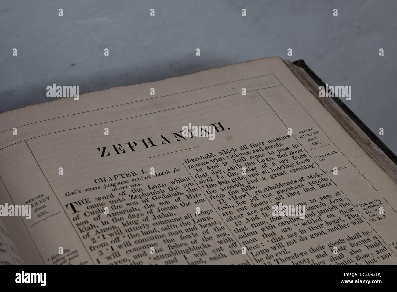 Zephaniah bible hi-res stock photography and images - Alamy