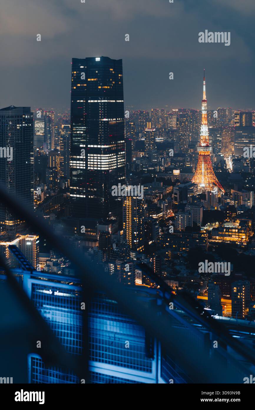 Tokyo modern skyscrapers view hi-res stock photography and images - Alamy